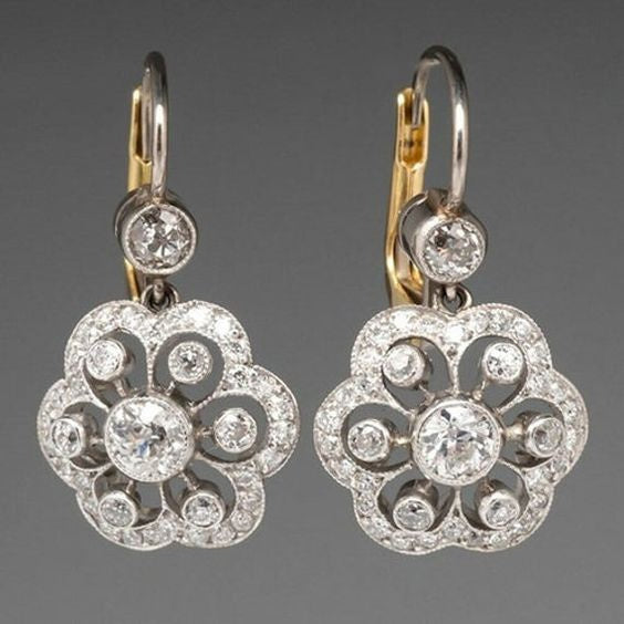Pendientes Vintage Mandala Crystal