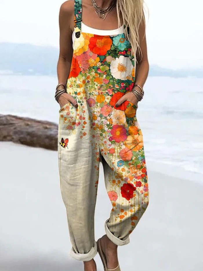 Mono floral vintage – estilo sin esfuerzo y comodidad todo el día