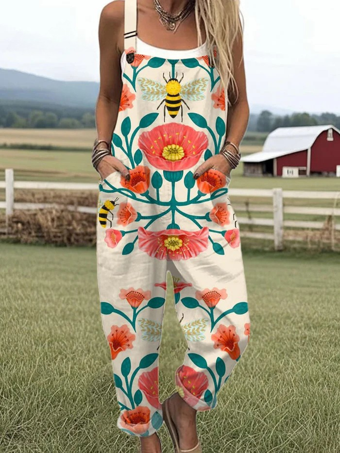 Mono floral vintage – estilo sin esfuerzo y comodidad todo el día