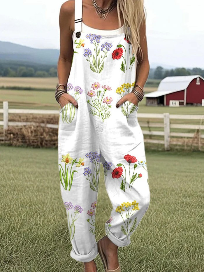 Mono floral vintage – estilo sin esfuerzo y comodidad todo el día