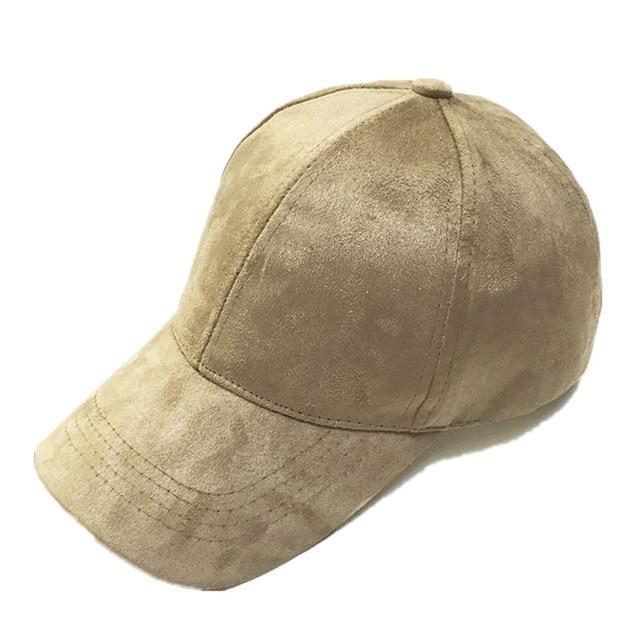 Classy Men Suede Cap Camel