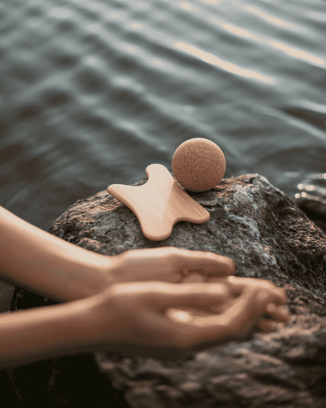 Recovery tools on natural stone — AYUR-FIT Restore