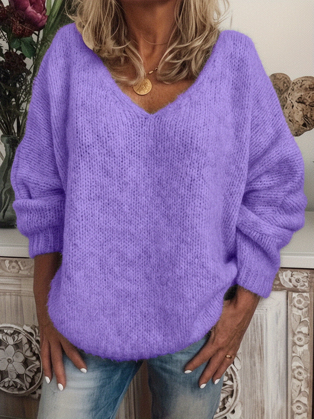 Christel | Jersey de Cuello en V