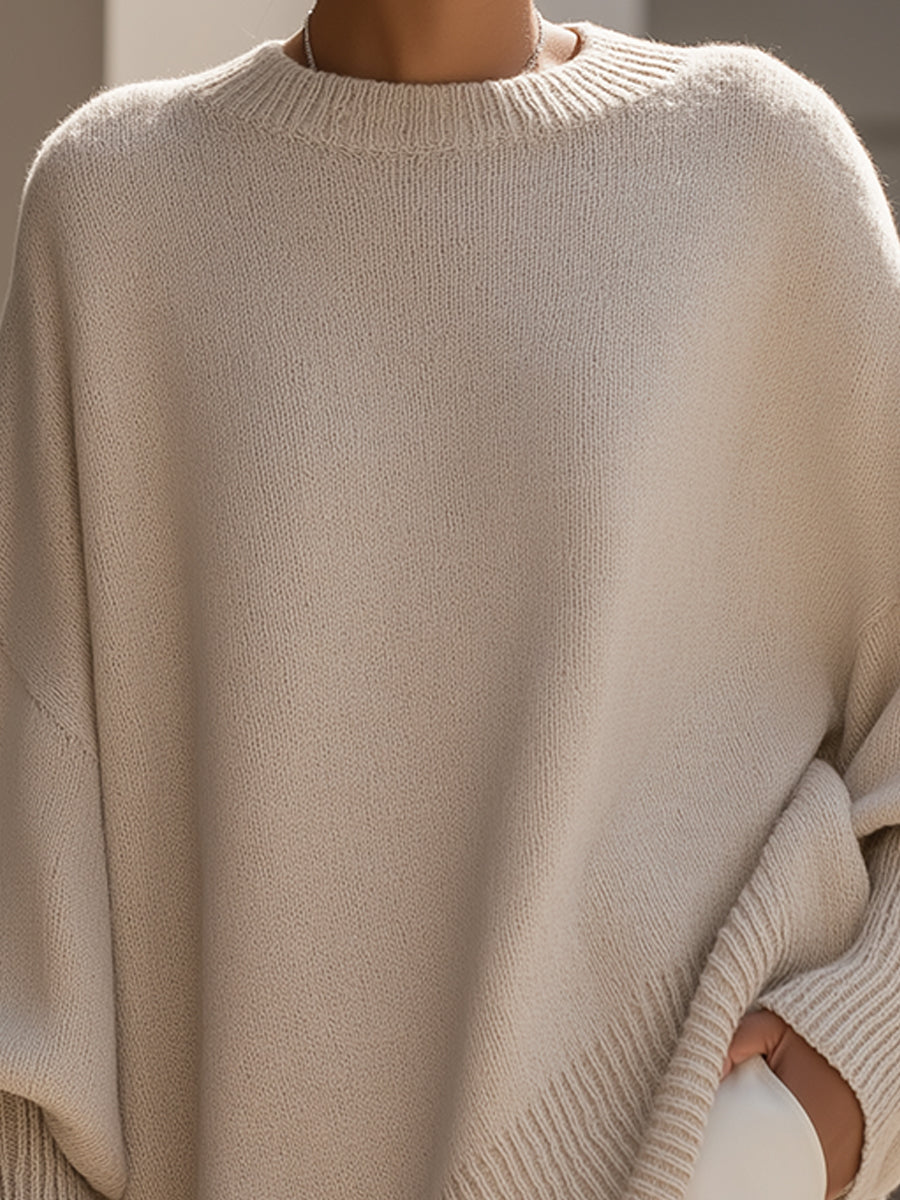 Jennifer | Jersey Oversize de Cuello Amplio