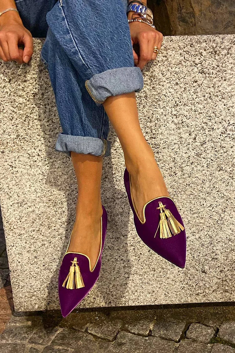 Paloma | Mocasines Boho con Flecos