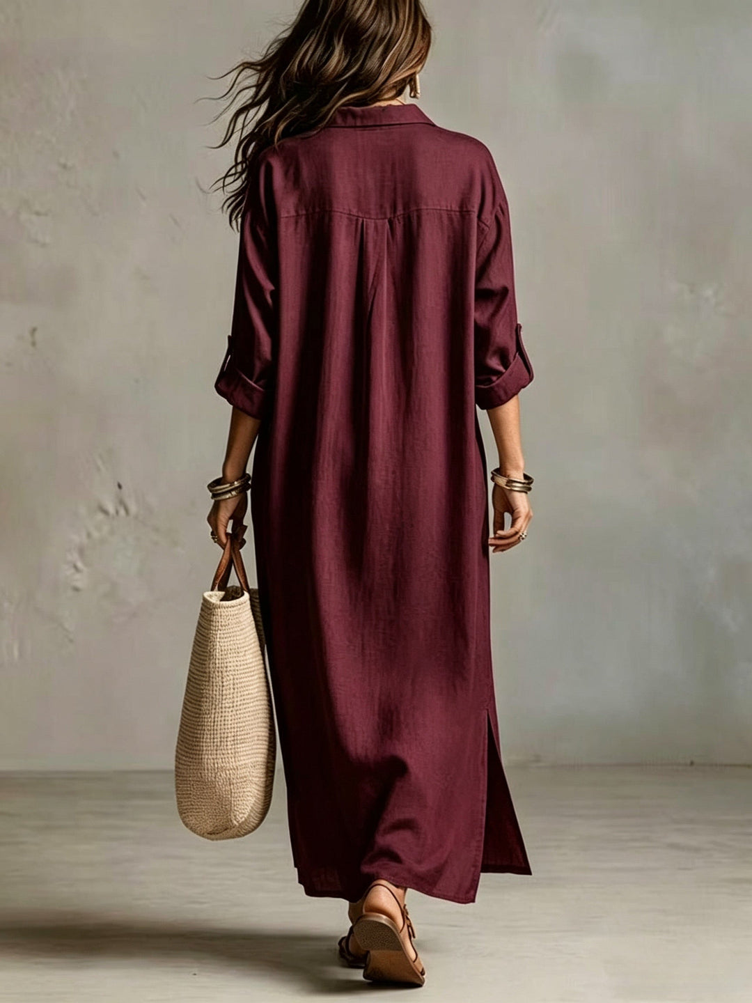 Tina | Vestido Maxi de Invierno