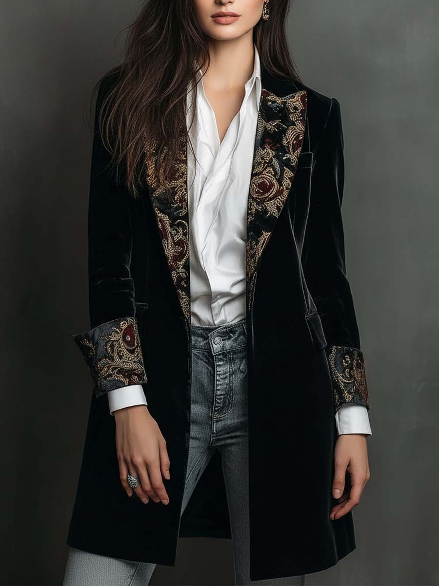 Léontine | Blazer Barroco Negro