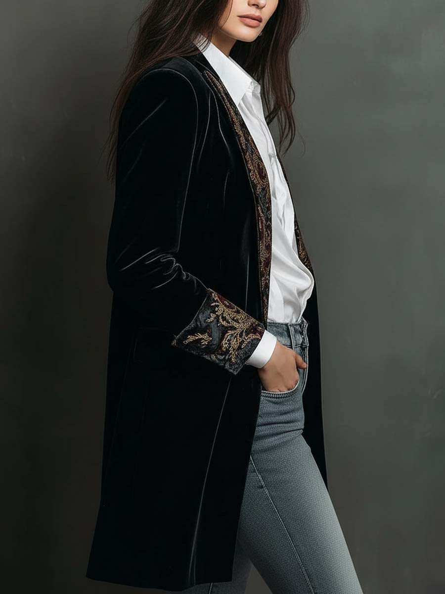 Léontine | Blazer Barroco Negro