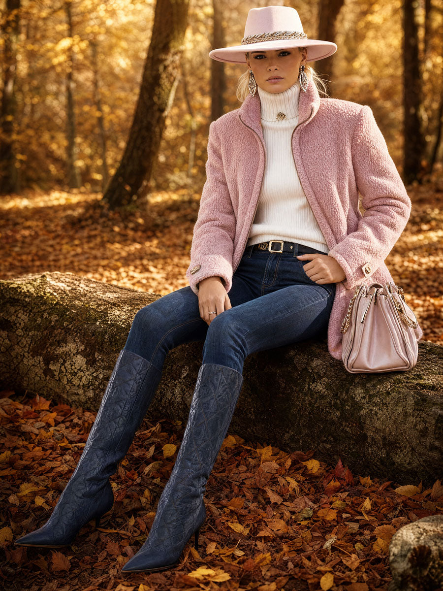 Rosalía | Chaqueta Polar Rosa