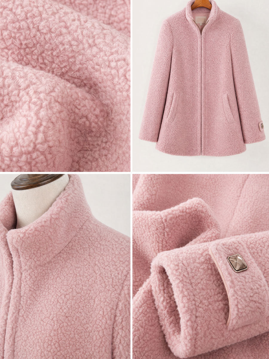 Rosalía | Chaqueta Polar Rosa
