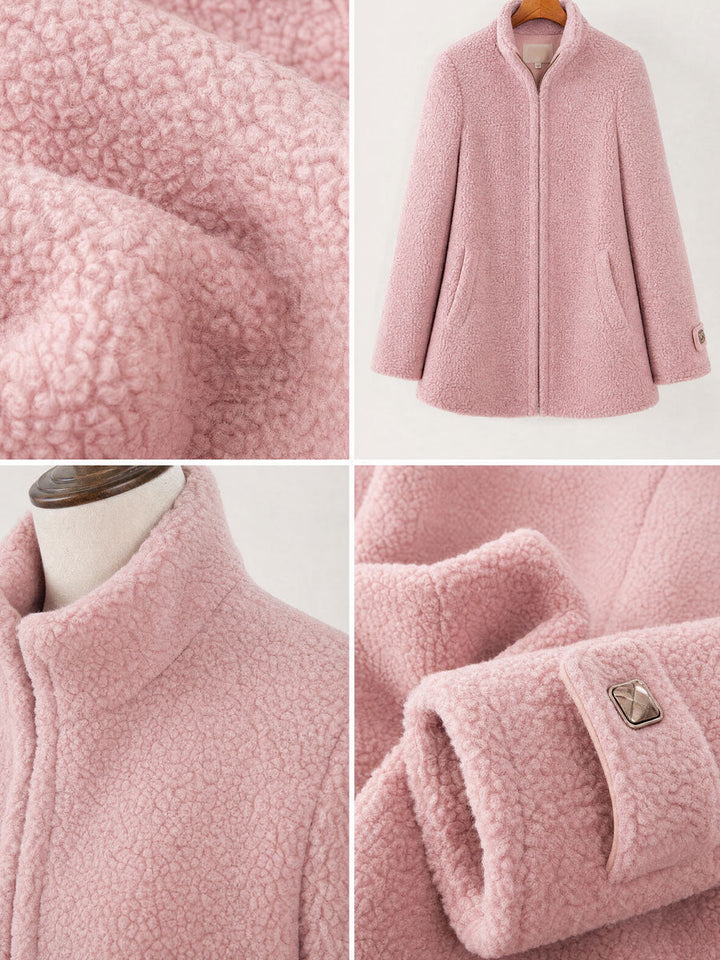 Rosalía | Chaqueta Polar Rosa