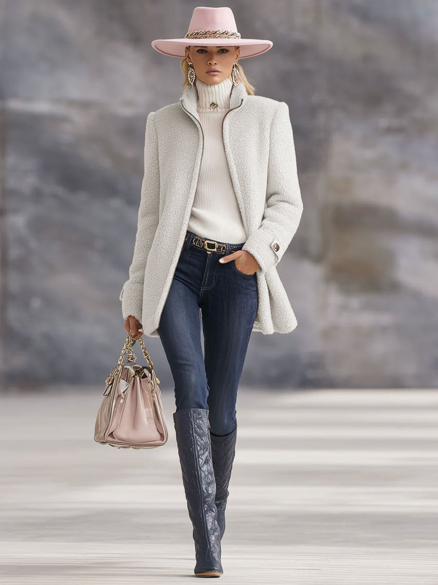Rosalía | Chaqueta Polar Rosa