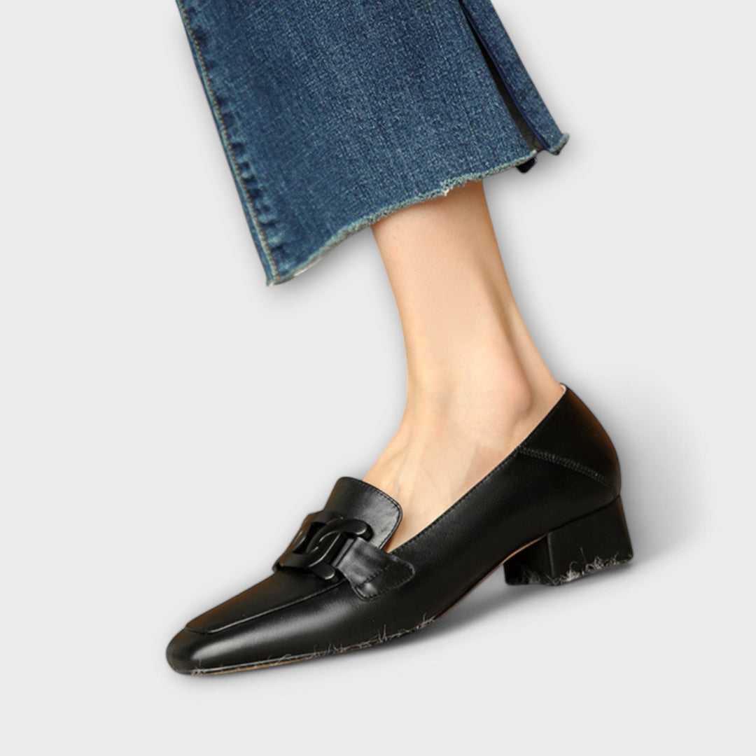 Mónica | Zapatillas de Casa de Cuero