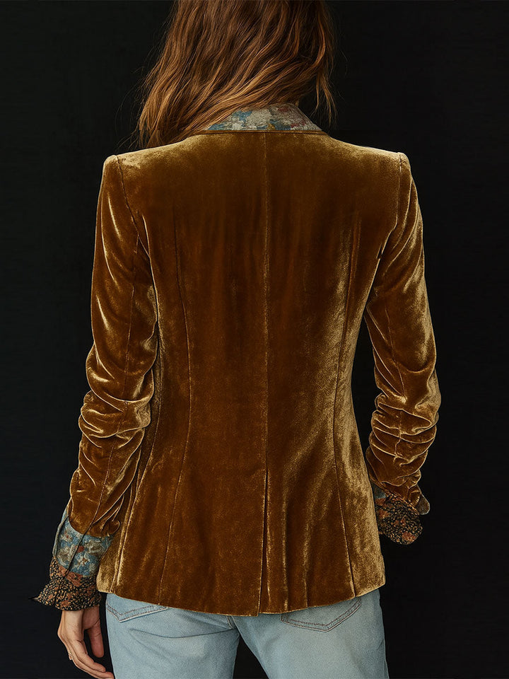 Marcelline | Blazer Floral Patchwork