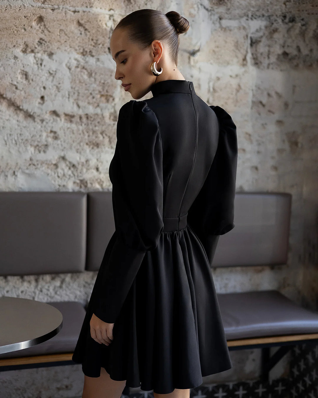 Amarah Black Mini Dress