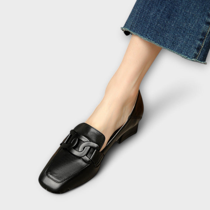 Mónica | Zapatillas de Casa de Cuero