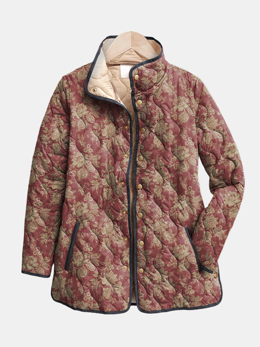 Sophie | Chaqueta Acolchada Ciruela