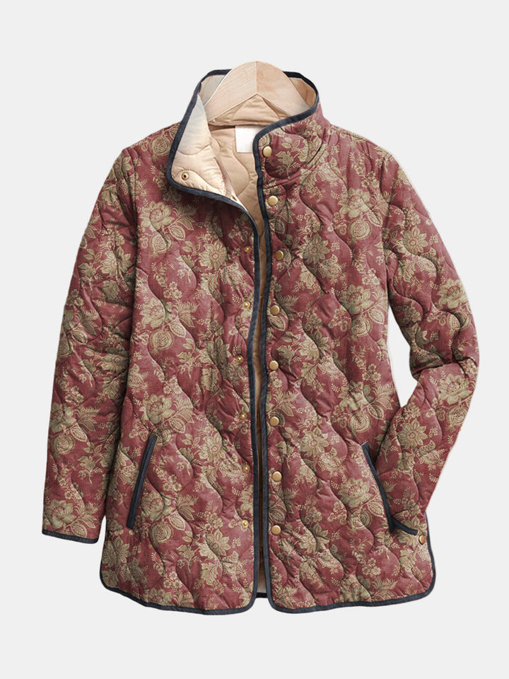 Sophie | Chaqueta Acolchada Ciruela