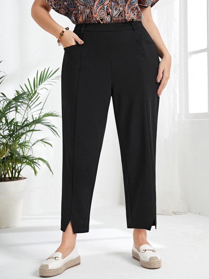 Ángela | Pantalón Curvy Casual con Bolsillos