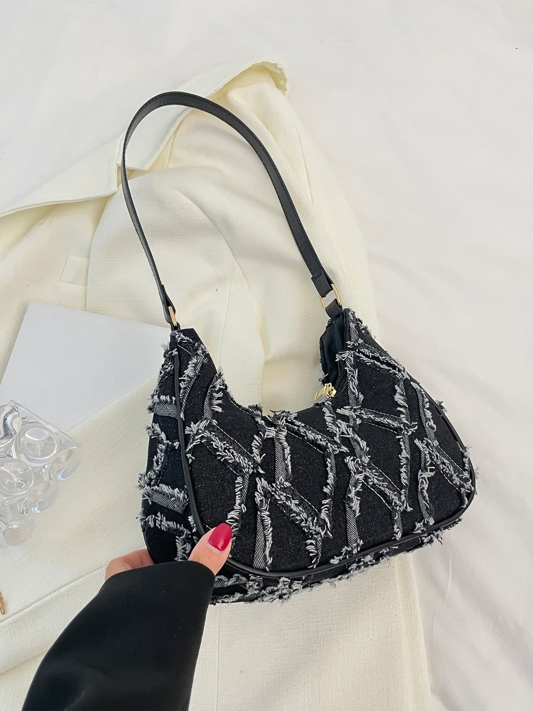 Dalia | Bolso Baguette Vaquero