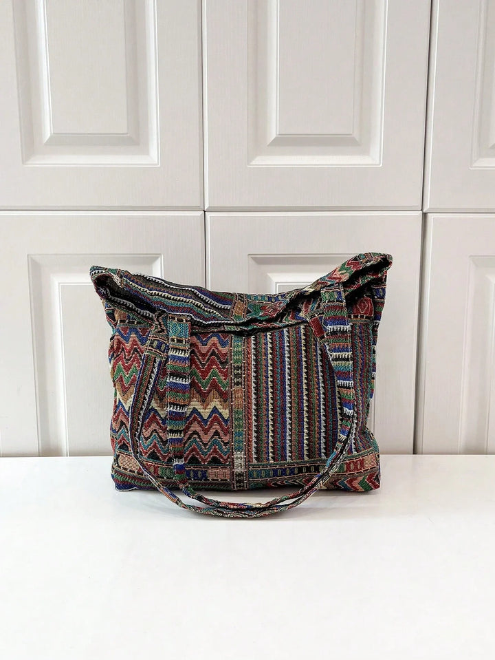 Lucía | Bolso Bandolera de Lino a Cuadros