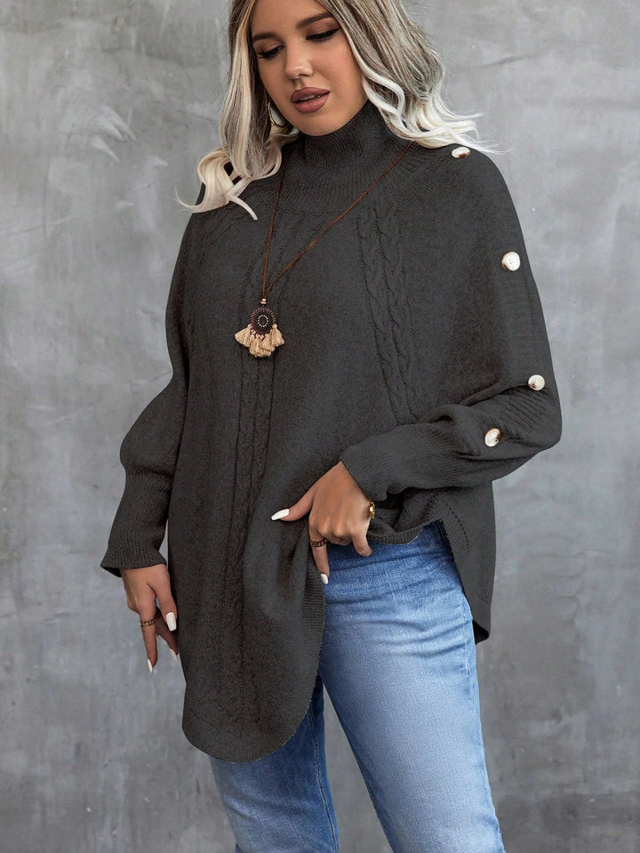Micaela | Jersey Curvy de Canalé con Botones