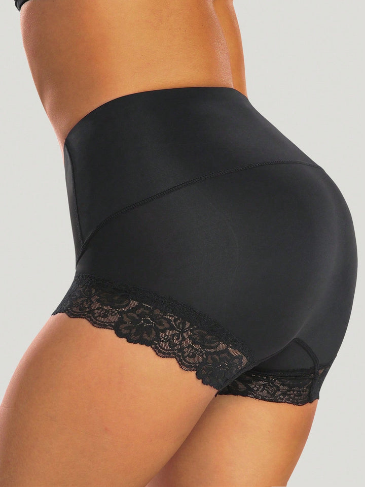 Faja moldeadora curvy de encaje para control abdominal