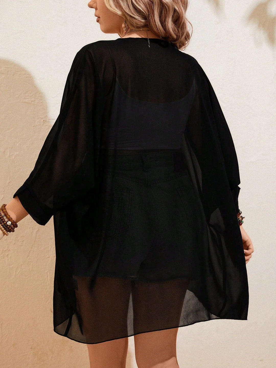Jimena | Cárdigan Curvy Liso y Cómodo