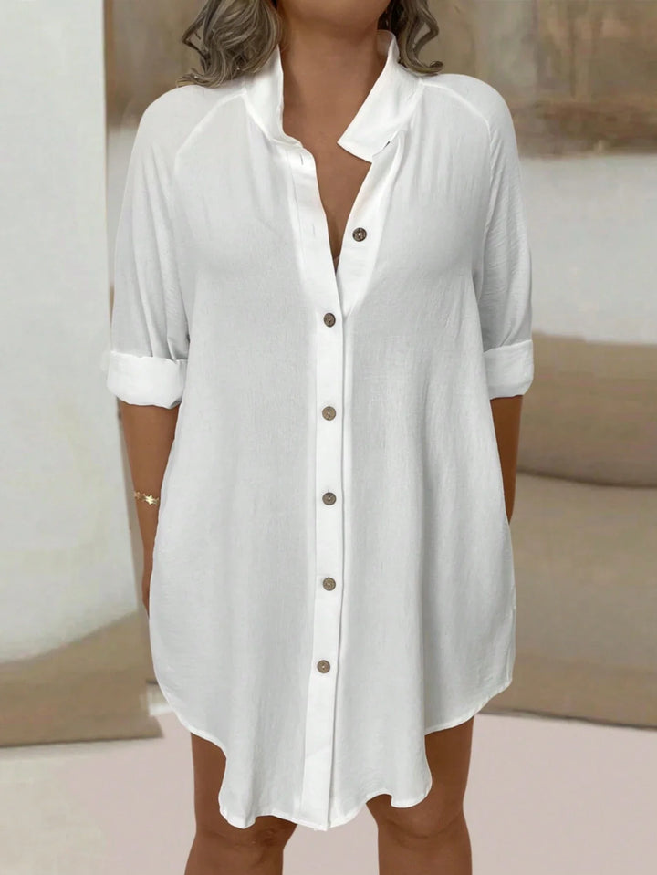 Maribel | Blusa Oversize Curvy con Botones