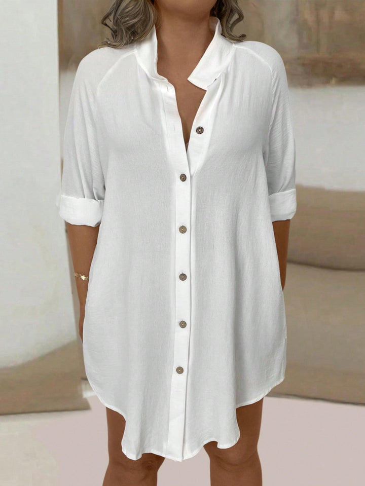 Maribel | Blusa Oversize Curvy con Botones
