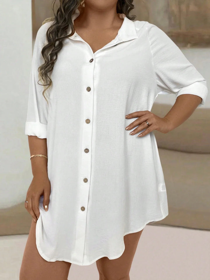 Maribel | Blusa Oversize Curvy con Botones