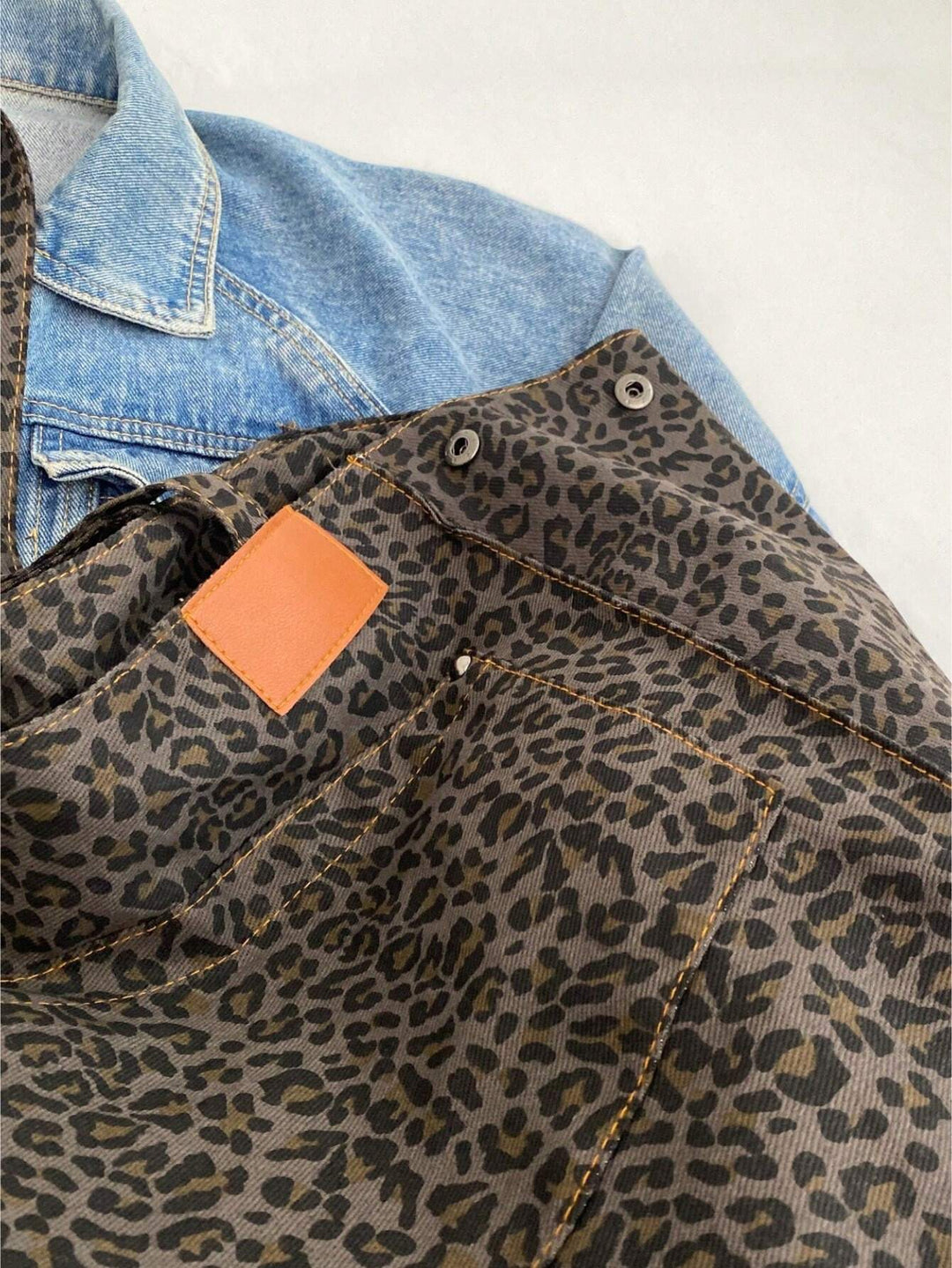Andrea | Bolso de Leopardo de Gran Capacidad