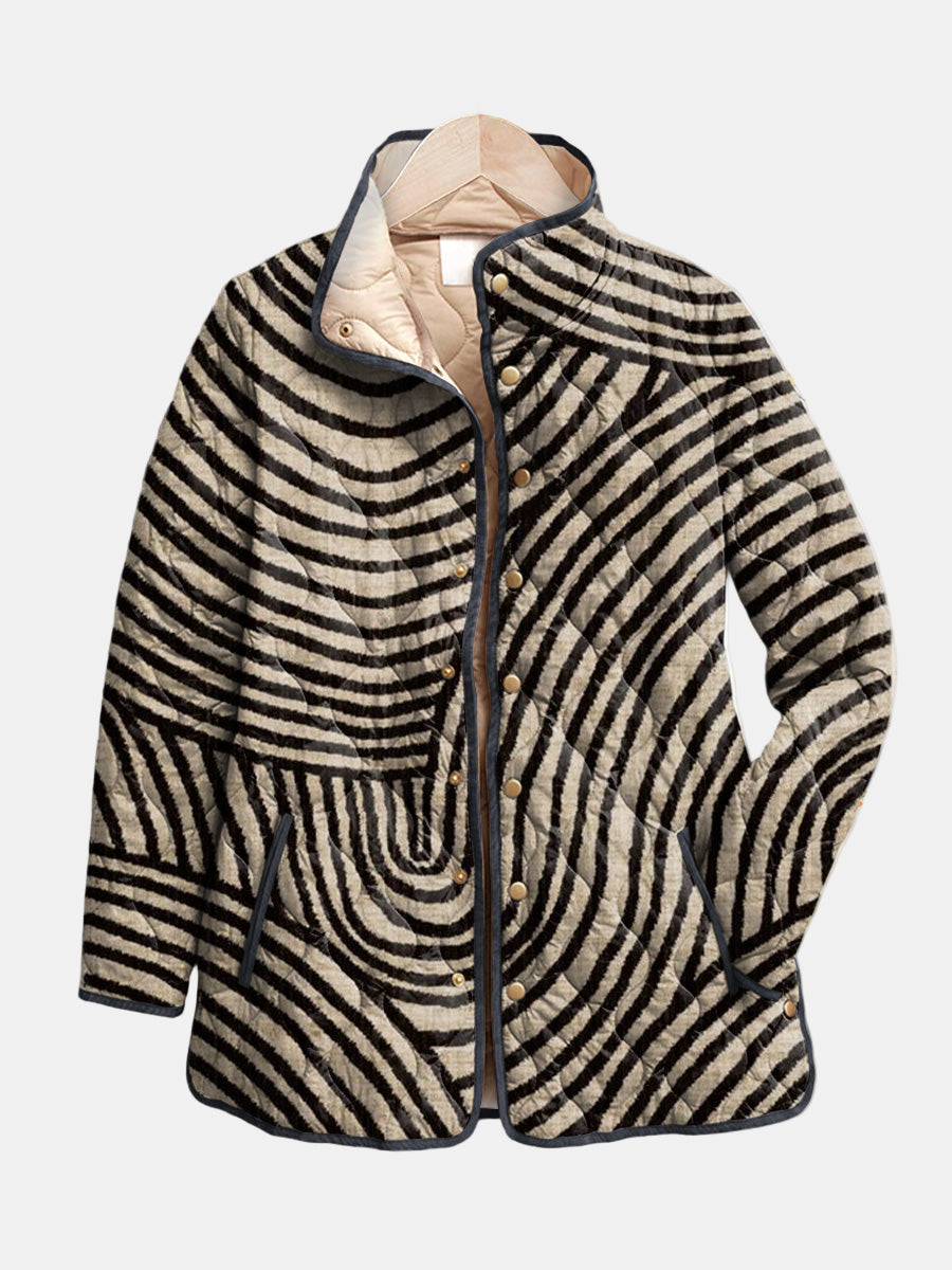 Léa | Chaqueta Acolchada de Círculos