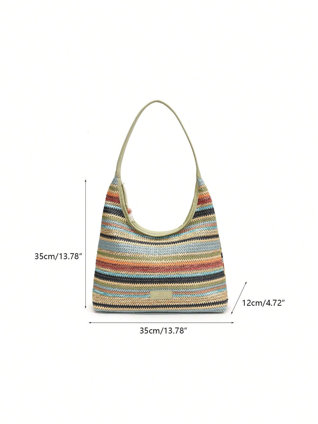 Isabela | Bolso Bandolera Tejido a Rayas