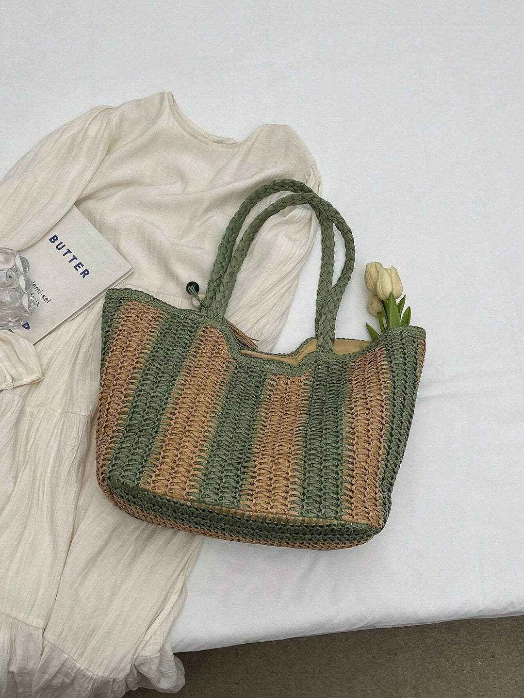 Sofía | Bolso de Paja Trenzada