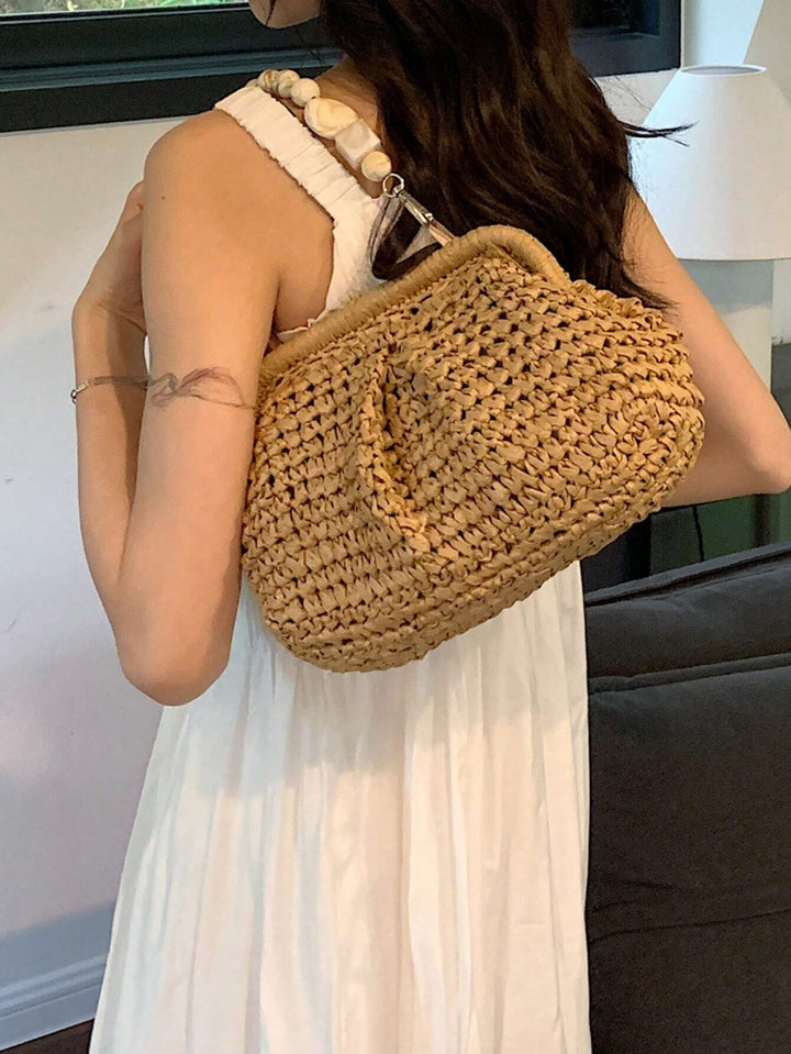 Alba | Bolso de Playa de Paja