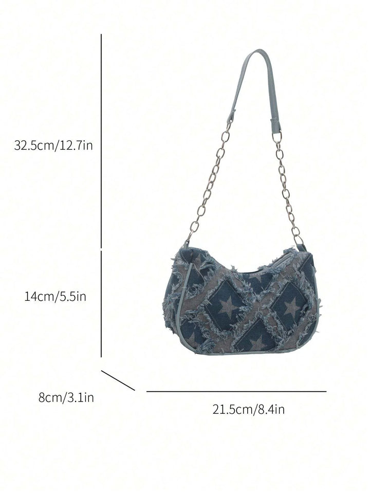 Dalia | Bolso Baguette Vaquero