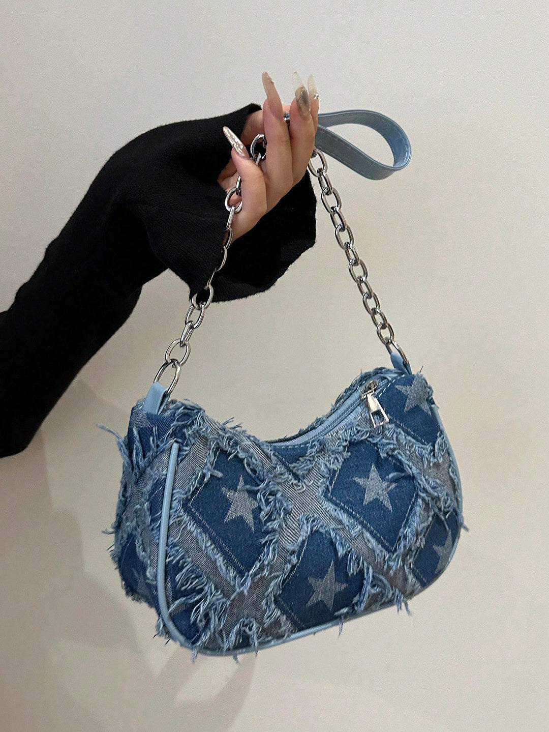 Dalia | Bolso Baguette Vaquero