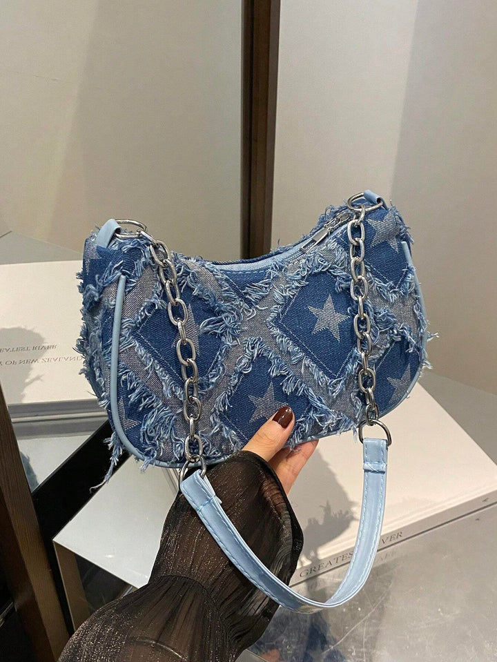 Dalia | Bolso Baguette Vaquero