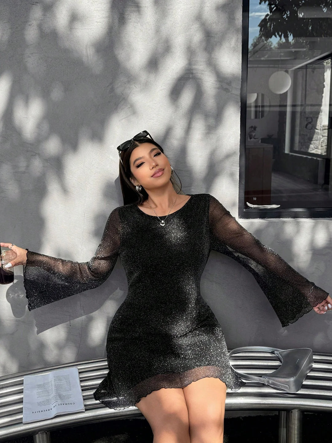 Magdalena | Vestido Curvy Elegante con Tul y Lentejuelas