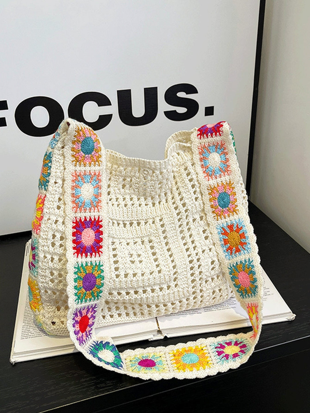 Marisol | Bolso de Punto Bohemio Floral