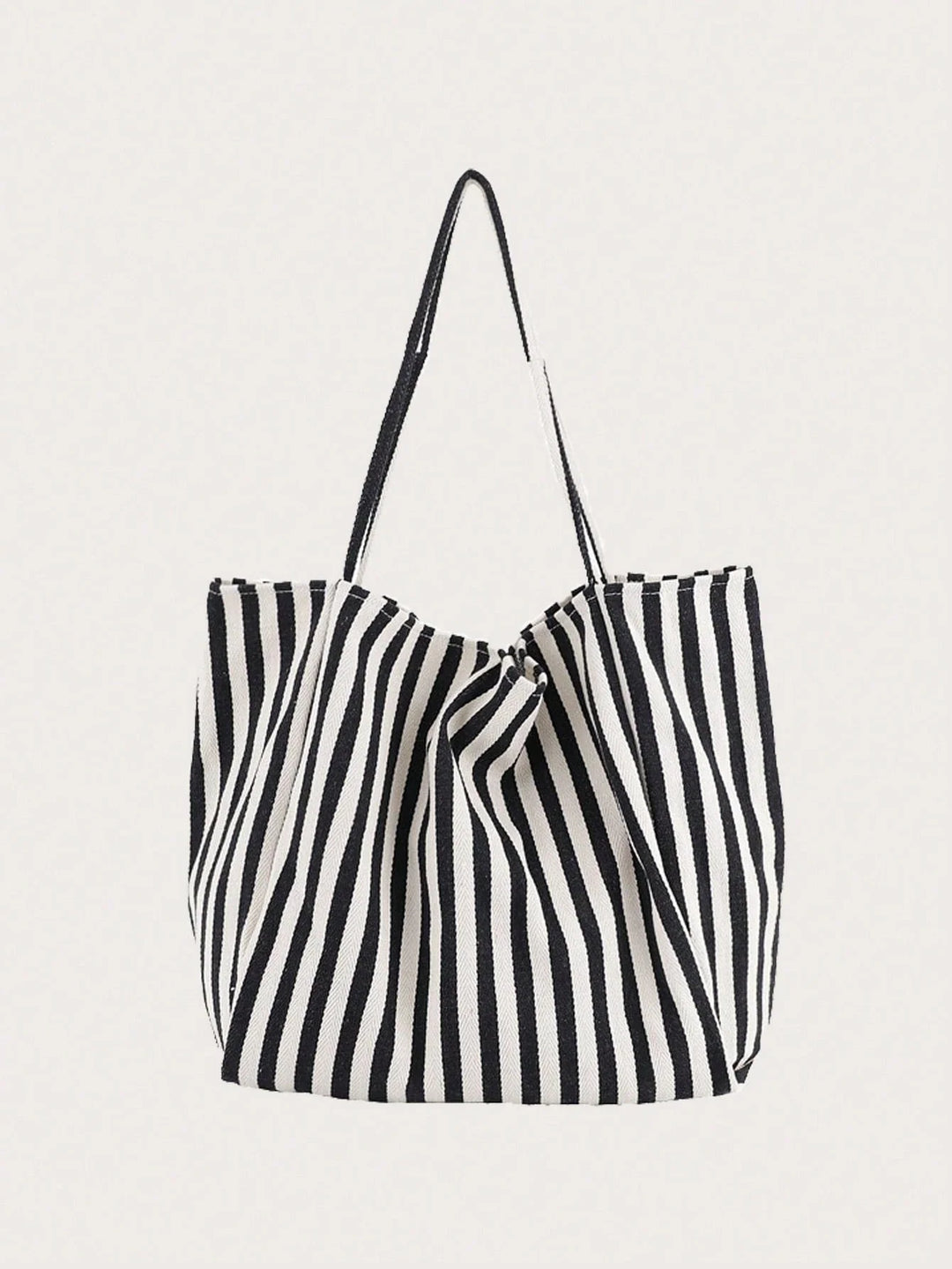 Marta | Bolso Tote de Lona a Rayas