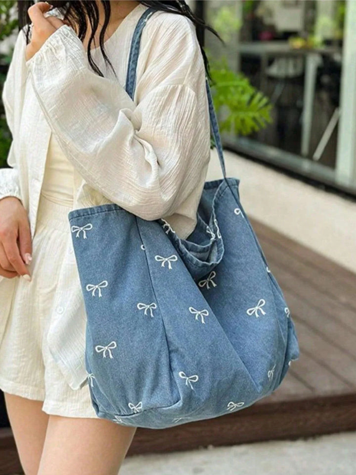 Carolina | Bolso de Lona con Lazo