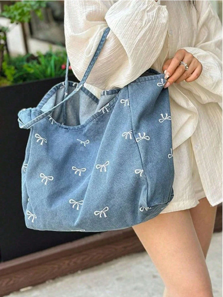 Carolina | Bolso de Lona con Lazo