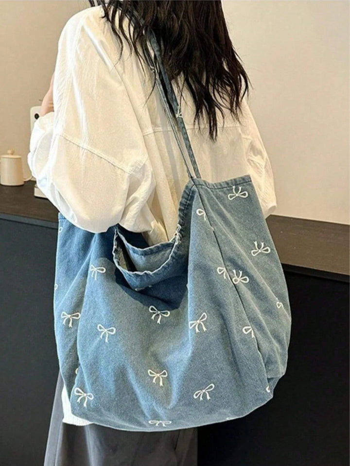 Carolina | Bolso de Lona con Lazo