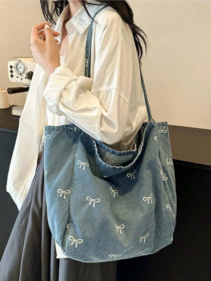 Carolina | Bolso de Lona con Lazo