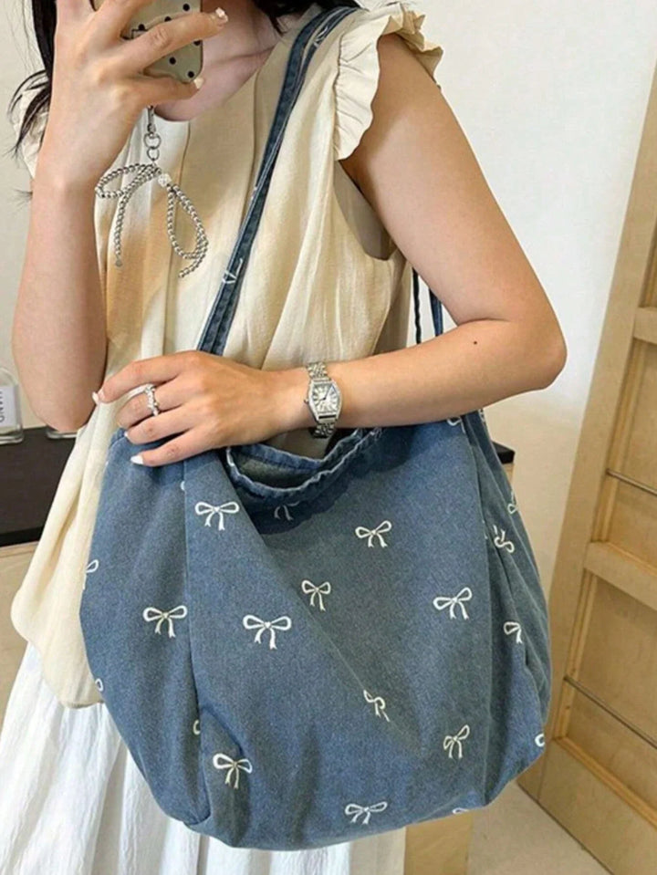 Carolina | Bolso de Lona con Lazo