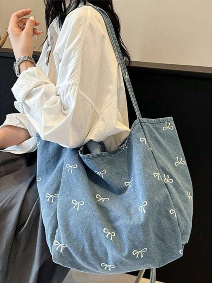 Carolina | Bolso de Lona con Lazo