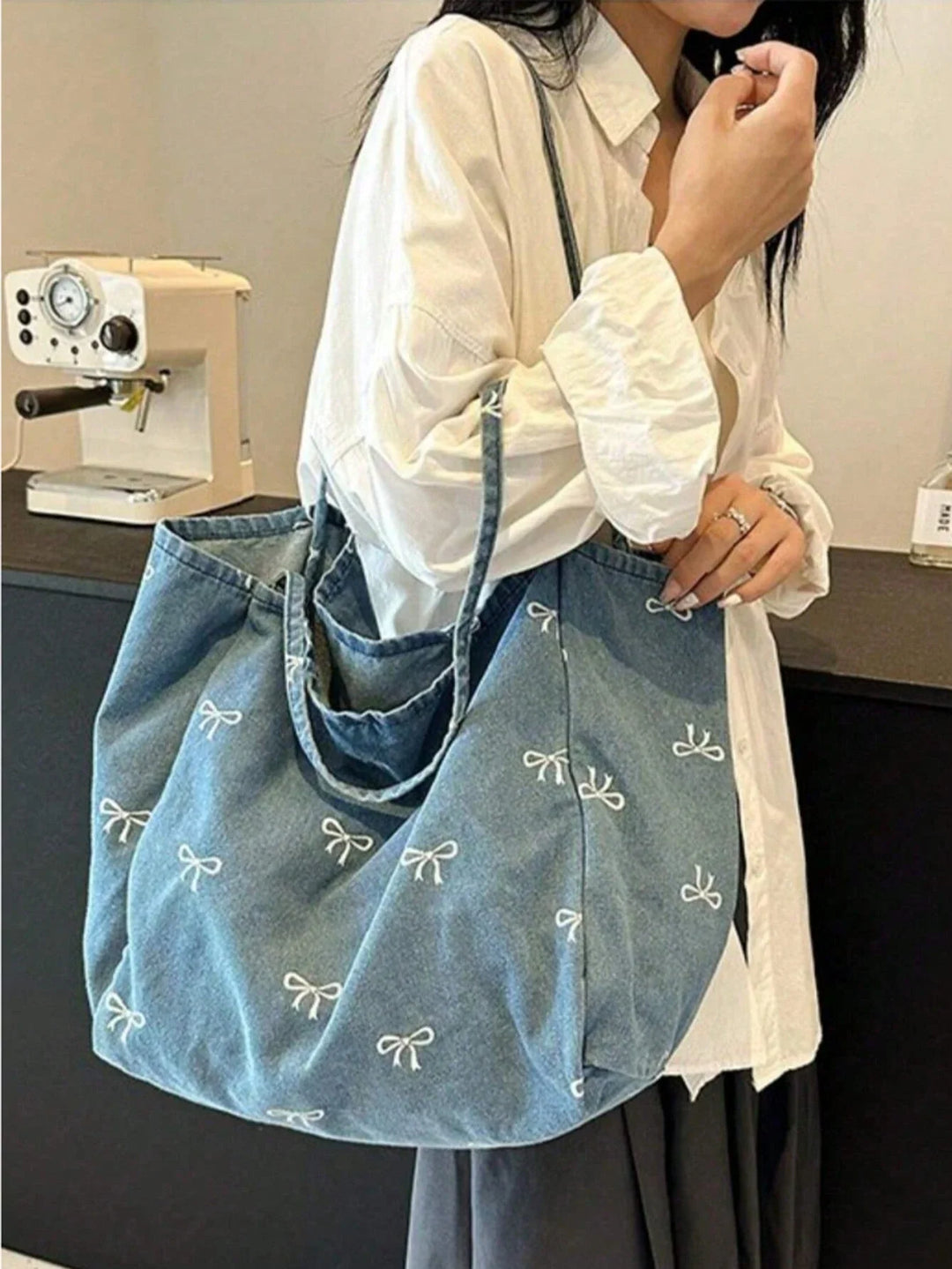 Carolina | Bolso de Lona con Lazo