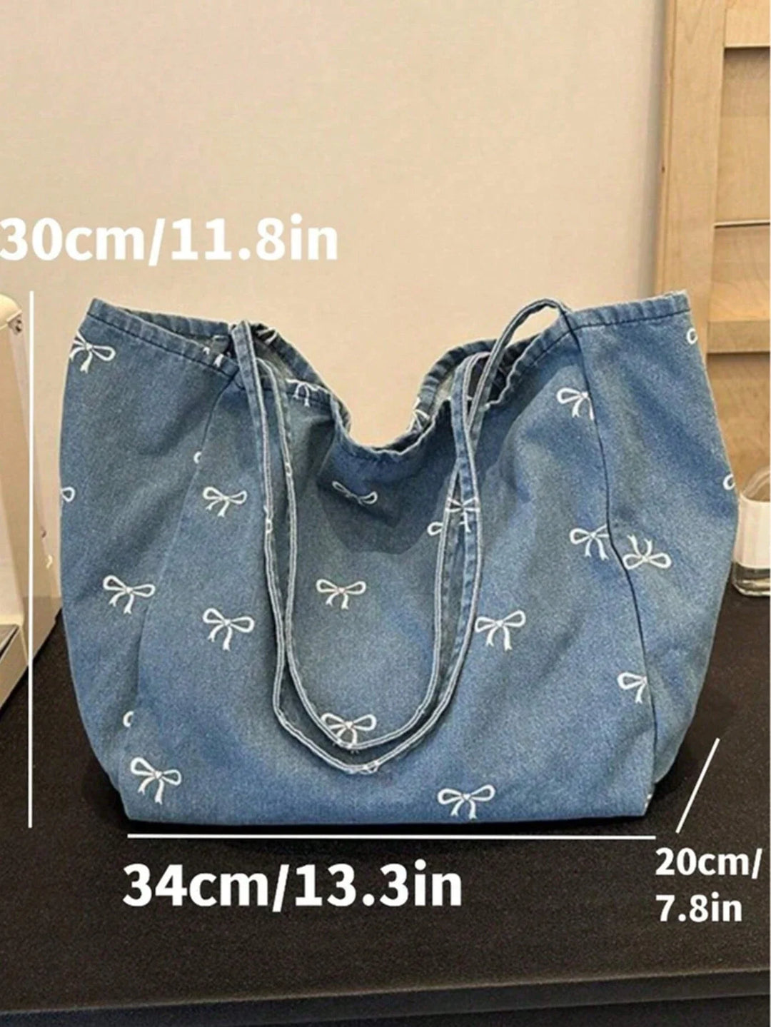 Carolina | Bolso de Lona con Lazo